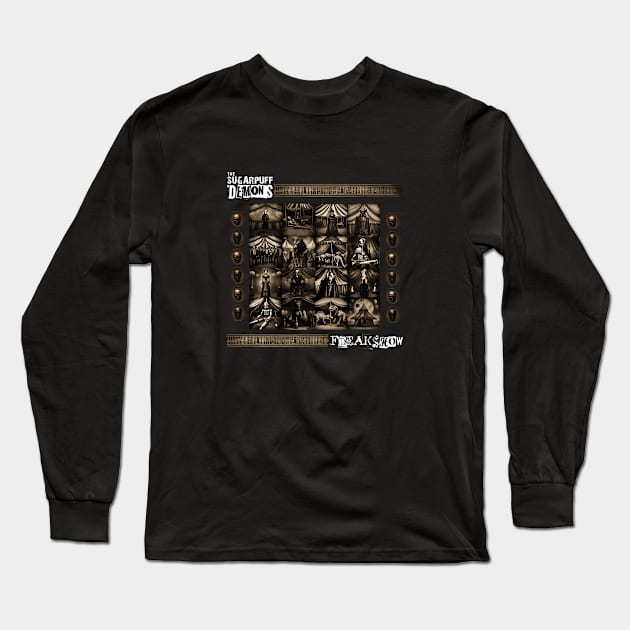 Freak Show Long Sleeve T-Shirt by The Sugar puff Demons